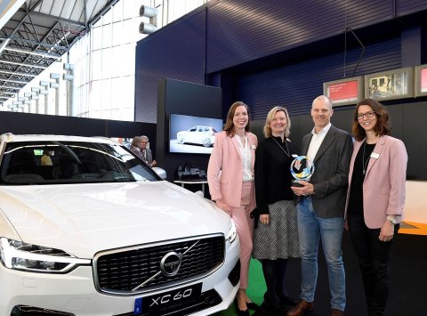 Volvo získalo ocenenie v súťaži Plastics Recycling Awards Europe