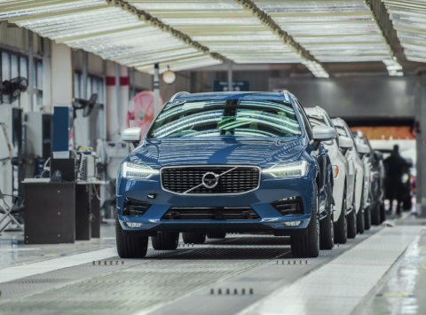 100 percent elektrickej energie v závode automobilky Volvo Cars v čínskom Čcheng-tu pochádza z obnoviteľných zdrojov