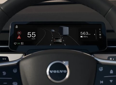 Volvo pridáva nové bezpečnostné upozornenia. EX60, EX90 a ES90 budú vodičov varovať pred rizikami